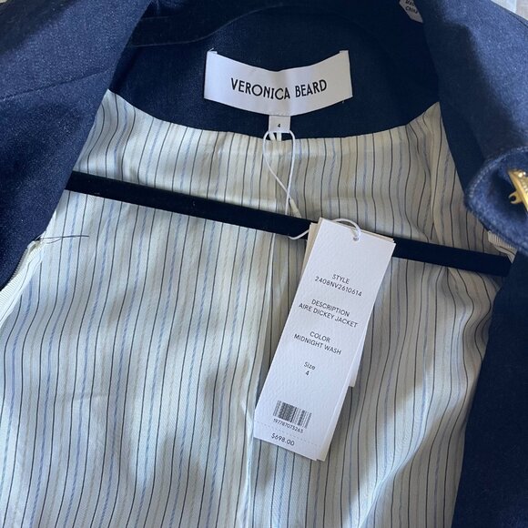 Veronica Beard Aire Denim Jacket - Picture 4 of 6
